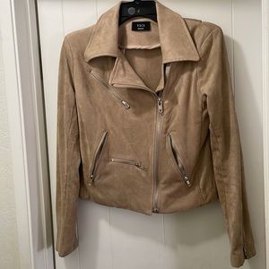 Vici Carmel faux suede market jacket
